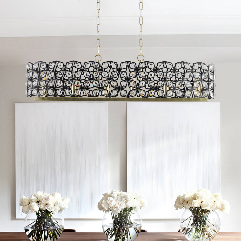 Modern Gold Crystal Chandelier -Luxury Ceiling Fixture