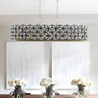 Modern Gold Crystal Chandelier -Luxury Ceiling Fixture - view 1