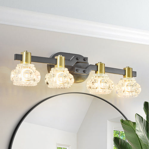 24" Vintage 4-Light Wall Sconce   (No Bulbs)