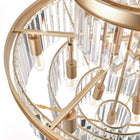 Golden Luxury Crystal Chandelier -Modern Ceiling Light Fixture - view 7