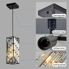 Modern Crystal Pendant Lights -Set of 3 Adjustable Ceiling Fixtures - view 6