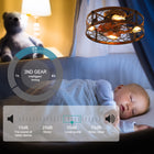 20-Inch Caged Ceiling Fan with Light - view 6