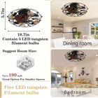 Low-Profile Caged Ceiling Fan with Light - view 6
