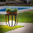 Solar Powered Outdoor Garden Flower Stand Led Garden Planter - view 4