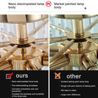 Gold Crystal Chandelier -Luxury 5-Tier Ceiling Light Fixture - view 7