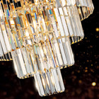 Golden Luxury Crystal Chandelier -Modern Ceiling Light Fixture - view 8