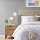 Modern 2-Light Globe Gold Base Table Lamp - view 2