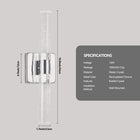 Contemporary Crystal Wall Light -Sleek Modern Elegance - view 8