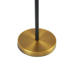 Black and Gold Round Base Slender Floor Lamp - view 4