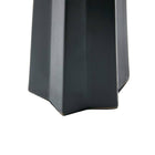 Matte Black Ceramic Ribbed Table Lamp - view 4