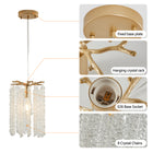 Luxury 3-Pack Crystal Pendant Lights - view 8