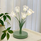 Crystal Bell Orchid Table Lamp - view 2