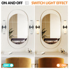 Modern Marble-Effect Wall Sconces -Set of 2 - view 4