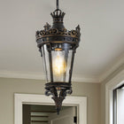 Antique Crown Outdoor Hanging Lantern - view 1