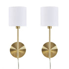 [Set of 2] Wall Light Sconce, Gold Base - view 4