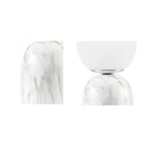 Wholesale White Glass Globe Resin Decorative Accent Table Lamp - view 2