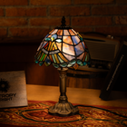 Ocean Sapphire Light Tiffany Lamp - view 8