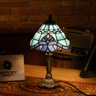 Azure Wave Bloom Tiffany Table Lamp - view 8