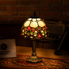 Ruby Flame Elegance Tiffany Lamp - view 6