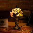 Warm Glow Blossom Tiffany Lamp - view 8