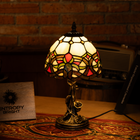 Ruby Flame Elegance Tiffany Lamp - view 8