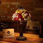 Amber Glow Harmony Tiffany Table Lamp - view 1