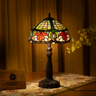 Ruby Garden Tiffany Table Lamp - view 1