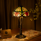Autumn Petals Tiffany Table Lamp - view 5