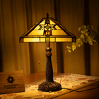Artisan Amber Tiffany Lamp - view 1