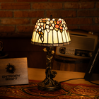 Amber Lily Bloom Tiffany Lamp - view 6