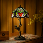 Forest Blossom Tiffany Table Lamp - view 2