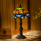 Golden Wings Tiffany Table Lamp - view 2