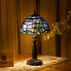 Royal Blue Elegance Tiffany Table Lamp - view 2
