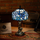 Twilight Petal Glow Tiffany Lamp - view 2