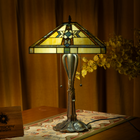 Golden Glow Tiffany Lamp - view 2