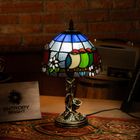 Rainbow Harmony Bloom Tiffany Lamp - view 2