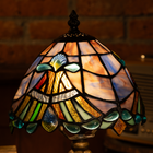 Ocean Sapphire Light Tiffany Lamp - view 3