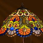 Rooster Sunrise Tiffany Table Lamp - view 3