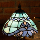 Azure Wave Bloom Tiffany Table Lamp - view 4