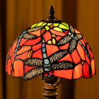 Crimson Flight Tiffany Table Lamp - view 3