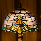 Royal Blue Elegance Tiffany Table Lamp - view 3