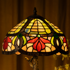 Forest Blossom Tiffany Table Lamp - view 3