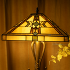 Golden Glow Tiffany Lamp - view 3
