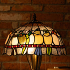 Radiant Ember Bloom Tiffany Table Lamp - view 4