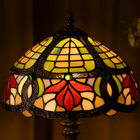 Crimson Bloom Tiffany Table Lamp - view 3