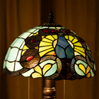 Mystic Leaf Tiffany Table Lamp - view 3