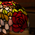 Rosy Sunrise Bliss Tiffany Lamp - view 4