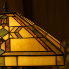 Golden Glow Tiffany Lamp - view 4