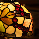 Warm Glow Blossom Tiffany Lamp - view 4