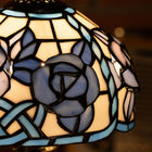 Twilight Petal Glow Tiffany Lamp - view 3
